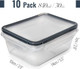 Fullstar Compact Chopper Black Chopper And 50 Pack Food Container