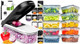 Fullstar 10 In 1 White Chopper And 20 Pack Food Container