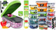 Fullstar Compact Chopper G/G Chopper + 50 Pack Food Container
