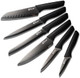 Gaomon 6Pcs Kitchen Knife Set Cutting Knife With Blade Protective Knife Sheath Stainless Steel Kitchen Knife Chef Knife For Cutting Peeling Slicing Fruit Vegetables Bread And Meat