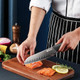 Gaomon 6Pcs Kitchen Knife Set Cutting Knife With Blade Protective Knife Sheath Stainless Steel Kitchen Knife Chef Knife For Cutting Peeling Slicing Fruit Vegetables Bread And Meat