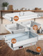 Electric Chef Chafing Dish Buffet Set 2 X 4.5Qt Buffet Servers And Warmers Digital Display Temperature Warming Tray Stainless Steel Food Warmer For Parties Commercial Food Steam Table