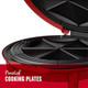 George Foreman Electric Quesadilla Maker Red Gfq001 10 Inch