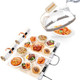 Microwave Splatter Cover With Water Steamer & 2 Pack Warming Mat For Food