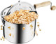 6251 Original Stainless Steel Stovetop Popcorn Popper - 6.5-Quart - By Great Northern Popcornsilver130857Pcv