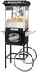 Paducah Popcorn Machine With Cart – 3 Gallon Popcorn Popper – 8Oz Kettle Old Maids Drawer Warming Tray And Scoop By Great Northern Popcorn (Black)