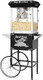 Popcorn Machine With Cart – 8Oz Popper With Stainless-Steel Kettle Heated Warming Deck And Old Maids Drawer By Great Northern Popcorn (Red)