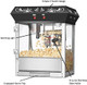 Popcorn Machine With Cart – 8Oz Popper With Stainless-Steel Kettle Heated Warming Deck And Old Maids Drawer By Great Northern Popcorn (Red)