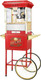 Princeton Popcorn Machine With Cart - 8Oz Popper With Stainless-Steel Kettle Warming Light And Accessories By Great Northern Popcorn (Red)