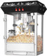 Foundation Popcorn Machine With Cart - 8Oz Popper With Stainless-Steel Kettle Warming Light And Accessories By Great Northern Popcorn (Black)