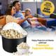 Foundation Popcorn Machine With Cart - 8Oz Popper With Stainless-Steel Kettle Warming Light And Accessories By Great Northern Popcorn (Black)