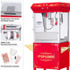 Great Northern Popcorn 721767Cdn Countertop Style Popcorn Machine 4Oz Red