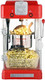 Pop Pup Popcorn Machine - 2.5Oz Popper With Stainless-Steel Kettle Serving Tray Warming Light And Accessories By Great Northern Popcorn (Red)