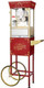 Matinee Popcorn Machine With Cart - 8Oz Popper With Stainless-Steel Kettle Warming Light And Accessories By Great Northern Popcorn (Black)