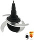 4 Point Blender Blade Replacement Parts For Ninja 64Oz 72Oz Food Processor Bowl Chopping Blade 319Kku770 Compatible With Ninja 8-Cup 9-Cup Pitcher Ct682Sp Bl681A Bl682 Bl770 Bl770 Bl772 Bl910