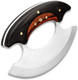 Handmade D2 Steel Ulu Knife - Alaskan Pizza Cutter With Sheath - Multi-Purpose Alaskan Ulu Knife For Skinning Chopping Rocking Mincing Slicing Meat & Herb