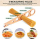 All In One Wooden Herb Stripper Wood Leaf Remover Herb Stripping Spaghetti Pasta Measurer Oven Rack Push Pull Tool All Together Kitchen Gadgets Cooking Small Kitchen Appliances Chef s