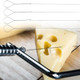 2Pcs Butter Knife Spreader Stainless Steel 3-In-1 Sandwich Curler Slicer And Spreader Durable Straight Edge Butter Grater With Holes Kitchen Serrated For Cold Cream Cheese Jellies