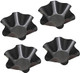 4Pcs Tortilla Maker Nonstick Taco Shell Maker Salad Bowl Carbon Steel Baking Molds For Kitchen