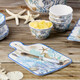 Wake At The Lake Cheese Plate & Oval Tray Set – Rustic Lake House Melamine Serveware With Dip Bowl & Cheese Knife For Charcuterie Appetizers & Dips – Shatterproof Perfect For Cabin Getaways