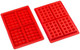 Jklcom Waffle Mold Silicone Waffle Mold 4 Cavities Waffle Mold Silicone Waffle Maker Baking Tray Mold For Waffle Cake Chocolate Craft Candy Soap Baking2 Packsquare
