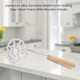 Bunuelos Mold Aluminum Alloy Bunuelos Mold With Wooden Handle Detachable Rosette Iron Molds Set Waffle Molds Lotus Flower Bunuelos Cookie Press Mold For Kitchen Baking Cooking