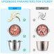 16 Cup Food Processors With Touch Screenmeat Grinder Veggie Chopper With With 2 Pieces Bowls Electric Food Processors2 Pieces 6 Bi-Level Bladesand Spatula For Baby Foodmeatvegetablesfruits