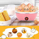 Rapid Egg Cooker Food Vegetable Steamer Electric Egg Boiler Maker 14 Egg Capacity Hard Boiled Egg Cooker 350W Double Layer Electric Egg Maker