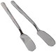 Leadigol 2Pcs Stainless Steel Butter Knives Cake Divider Ice Cream Baking Spatula Pastry Pizza Pie Cooking Sandwich Spreader Cheese Knives