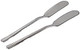 Leadigol 2Pcs Stainless Steel Butter Knives Cake Divider Ice Cream Baking Spatula Pastry Pizza Pie Cooking Sandwich Spreader Cheese Knives
