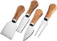 Cheese Knives Set With Wooden Handle Mini Steel Stainless Cheese Knife Set For Charcuterie And Cheese Spread Mini Serving Tongs Spoons Forks Toothpick Flags For Party Wedding Christmas