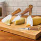 18Pcs Wooden Handle Butter Spreader Knives Set – Stainless Steel Cheese Spreader For Charcuterie Board Cheese Knife Set For Butter Jam Pastry Cocktail Knives And Kitchen Accessories (18)