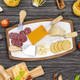 4 Pieces Cheese Knife Set With Wooden Handles Stainless Steel Cheese Knives Cheese Spreaders Butter Knife Mini Serving Tongs Forks Charcuterie Board Accessories For Party Wedding And Christmas