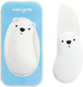 Creative Bear Ceramic Fruit Knives Mother Girls Small And Cute White Color Fruit Knife Portable And Folding Travel Knife For Kitchen & Dining Outdoor Picnic Or Travel