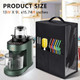 Juicer Cover Waterproof And Dustproof Juicer Protective Cover Compatible With Ninja Jc15113"L X 9"W X 15.74"Hblack