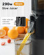 Updated Extra Cold Press Juicer Double-Stage Press Extractor Machine & 20 Oz Soy Milk Maker Automatic Nut Milk Maker