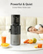 Updated Extra Cold Press Juicer Double-Stage Press Extractor Machine & 20 Oz Soy Milk Maker Automatic Nut Milk Maker