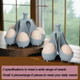 Egg Boiler Rack standing Egg Boileregg Cooker For Making Soft Or Hard Boiled Eggs Holds 10 Eggs-Resistant Silicone Egg Cooker With Drainage & Handle Flexible Washable Egg Gadgets