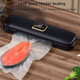 Vacuum Sealer Machine60Kpa Suction Power Food Vacuum Saver With Starter Kits With 10 Bags Automatic Vacuum Sealer For Food Storagemoist&Dry Mode