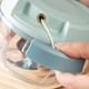 Pull String Garlic Chopper 3 Sharp Blades Manual Onion Cutter Dishwasher Safe Portable Hand Food Processor With Bowl For Vegetables Nuts Spice Baby Food 2 Cup