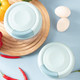 Pull String Garlic Chopper 3 Sharp Blades Manual Onion Cutter Dishwasher Safe Portable Hand Food Processor With Bowl For Vegetables Nuts Spice Baby Food 2 Cup