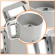 112204S Cutter Bowl Compatible With Robot Coupe R2 Bowl Food Processor Gray Bowl Compatible With Robot Coupe R2 3L Gb R2 Dice R2 Dice R2B R2N 3 Quart Bowl