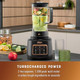 Oster Extreme Mix Blender 1500 Watt High Speed Blender With 10-Point Blade 64 Oz. With Auto Programs