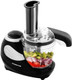 Ovente 1.5-Cup Electric Food Chopper 50W Mini Food Processor With One-Touch Control And Stainless Steel Blade For Slicing Vegetable Grinding Shredding Mincing Puree And Meal Prep Black Pf1007B