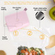 4 In 1 Mini Vacuum Sealer，Portable 60Kpa Heating Vacuum Food Bag Sealer With 1200Mah Rechargeable Quick Automatic Food Storage Machine With Inflatable For Universal Storage Bags Vacuum Bags/Boxes