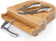 Picnic Time Disney Mickey Mouse Piano Cheese Board And Cheese Knife Set Charcuterie Board Serving Board (Bamboo)