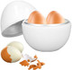 Hard Boiled Egg Cooker Cook 4 Eggs In Minutes Compact Design For Easy Storage Microwaving Function For Moist And Tender Eggs