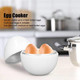Hard Boiled Egg Cooker Cook 4 Eggs In Minutes Compact Design For Easy Storage Microwaving Function For Moist And Tender Eggs