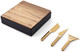 Rbt Cheese Knife Set 4 Different Cutting Surfaces Black