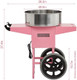 Mht-123 Makers Cotton Candy Machine With Cart Pink
